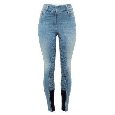 Jean Vollbesatz Silikon High Waist Kaia Damen Horze Jean Vollbesatz Silikon High Waist Kaia Damen Horze