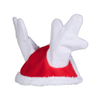 Weihnachtsmütze Rentier Horze Rot