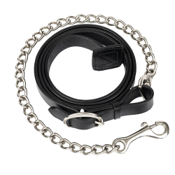 Vorführleine aus Leder LeMieux Schwarz