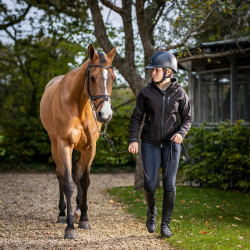 Vorführleine aus Leder LeMieux Schwarz