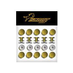 Pack 20 Nieten und Haken Scoot Boots