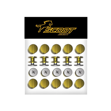 Pack 20 Nieten und Haken Scoot Boots