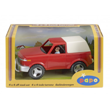 Figurine 4X4 tout terrain et son conducteur Papo