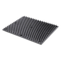 Plaque grattoir murale Kerbl Noir
