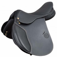 Selle mixte cuir Quercy T de T Chocolat