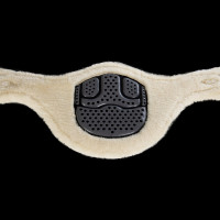 Gurt mit Bauchlatz Acavallo Gel & PVC Abnehmbares Innenfutter aus Wolle Schwarz Gurt mit Bauchlatz Acavallo Gel & PVC Abnehmbares Innenfutter aus Wolle Schwarz
