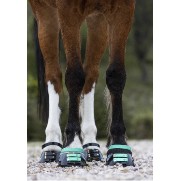 Vorderes Riemenset Scoot Boots Aquamarin Blau