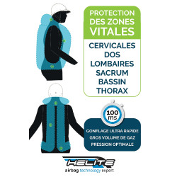 Airbag-Weste Helite Zip'in 2 Airbag-Weste Helite Zip'in 2