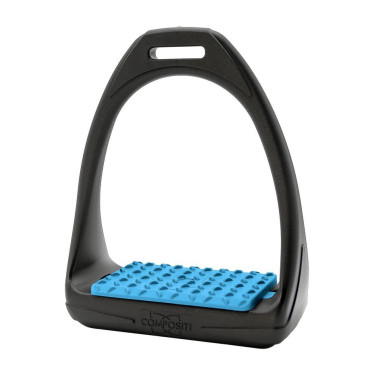 Compositi Soft Reflex Steigbügel Schwarz / Blau Compositi Soft Reflex Steigbügel Schwarz / Blau
