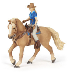Westernpferd und seine Reiterin Papo Westernpferd und seine Reiterin Papo