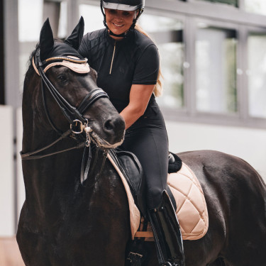 Satteldecke Dressur Night Collection Back On Track Champagner Beige Satteldecke Dressur Night Collection Back On Track Champagner Beige