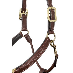 Genähter Lederhalfter LeMieux Braun Genähter Lederhalfter LeMieux Braun