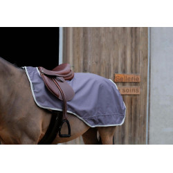 Abschwitzdecke Equithème Tyrex 1200D recycelt mit Fleece-Futter