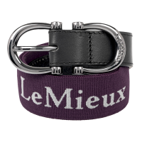 Ceinture élastiquée LeMieux Aubergine