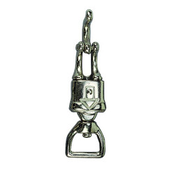 Panik-Karabiner mit quadratischem Auge, drehbar, 25 mm Panik-Karabiner mit quadratischem Auge, drehbar, 25 mm