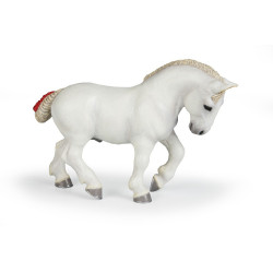 Weißer Percheron Papo