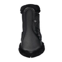 Geschlossene Gamaschen Lammfell LeMieux Edge Mesh Schwarz