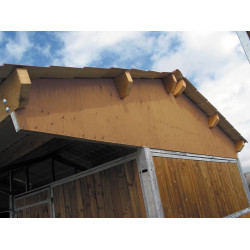 Zwischenwand für Stallgebäude mit Satteldach La Gée