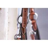 Lederhalfter Pénélope Point Sellier Schwarz Lederhalfter Pénélope Point Sellier Schwarz