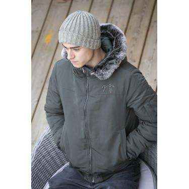 Pénélope Tiger Jacke Khaki Gr&uuml;n