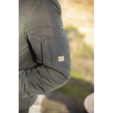 Pénélope Tiger Jacke Khaki Gr&uuml;n