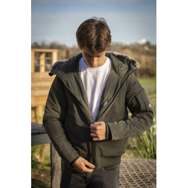 Pénélope Tiger Jacke Khaki Gr&uuml;n