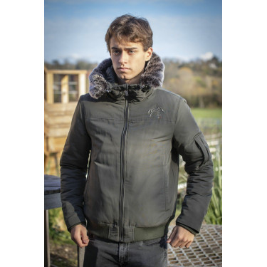 Pénélope Tiger Jacke Khaki Gr&uuml;n