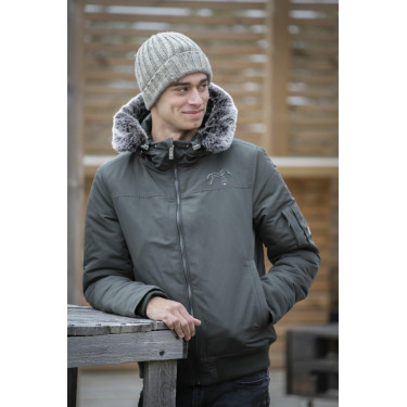 Pénélope Tiger Jacke Khaki Gr&uuml;n