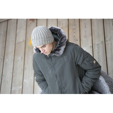 Pénélope Tiger Jacke Khaki Gr&uuml;n