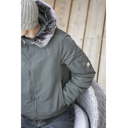 Pénélope Tiger Jacke Khaki Gr&uuml;n