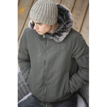 Pénélope Tiger Jacke Khaki Gr&uuml;n