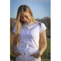 Turnierpolo Pénélope Venedig Weiß / Taupe Weiß Turnierpolo Pénélope Venedig Weiß / Taupe Weiß