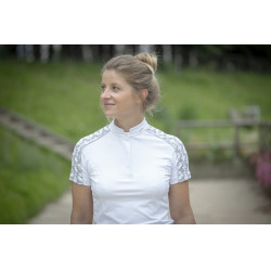 Polo Pénélope Anais Kurzarm Weiß Weiß