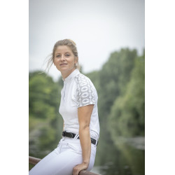 Polo Pénélope Anais Kurzarm Weiß Weiß