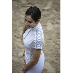 Polo Pénélope Anais Kurzarm Weiß Weiß