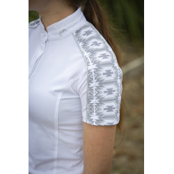 Polo Pénélope Anais Kurzarm Weiß Weiß