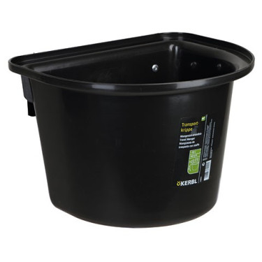 Abnehmbare Futterkrippe Kerbl Schwarz