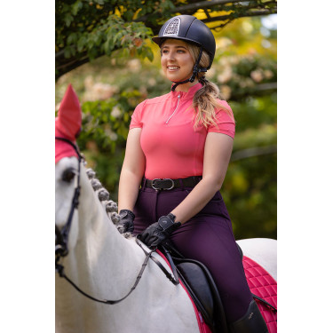 Technisches Unterhemd LeMieux ActiveWear Kurzarm Papaya Rosa Technisches Unterhemd LeMieux ActiveWear Kurzarm Papaya Rosa