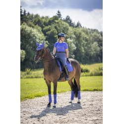 LeMieux Suede Dressur Schabracke Bluebell Blau LeMieux Suede Dressur Schabracke Bluebell Blau