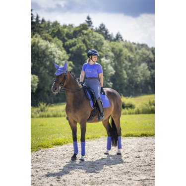 LeMieux Suede Dressur Schabracke Bluebell Blau LeMieux Suede Dressur Schabracke Bluebell Blau