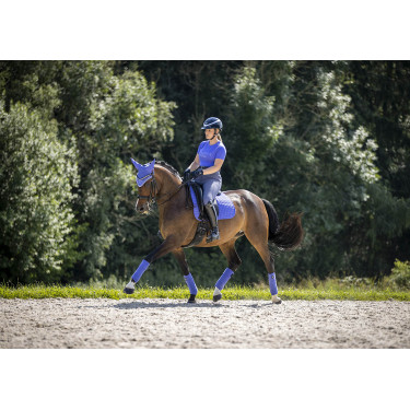 LeMieux Suede Dressur Schabracke Bluebell Blau LeMieux Suede Dressur Schabracke Bluebell Blau