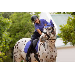 LeMieux Suede Dressur Schabracke Bluebell Blau LeMieux Suede Dressur Schabracke Bluebell Blau