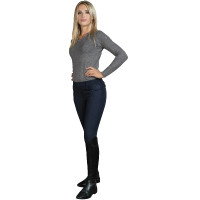Damenhose Parence Flags & Cup Marineblau