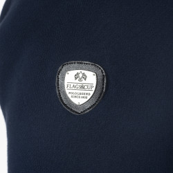 Kinder-Kapuzenjacke Perico Flags & Cup Marineblau