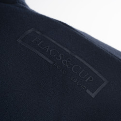 Kinder-Kapuzenjacke Perico Flags & Cup Marineblau