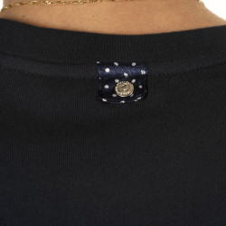 Damen-Sweatshirt Angela Flags & Cup Marineblau