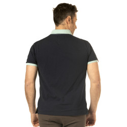 Polo da uomo Pico Flags & Cup Marineblau