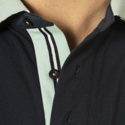 Polo da uomo Pico Flags & Cup Marineblau