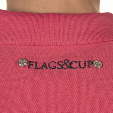 Kinder-Poloshirt Salta Flags & Cup Fuchsie Kinder-Poloshirt Salta Flags & Cup Fuchsie