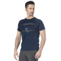 Kinder-T-Shirt Pedro Flags & Cup Marineblau